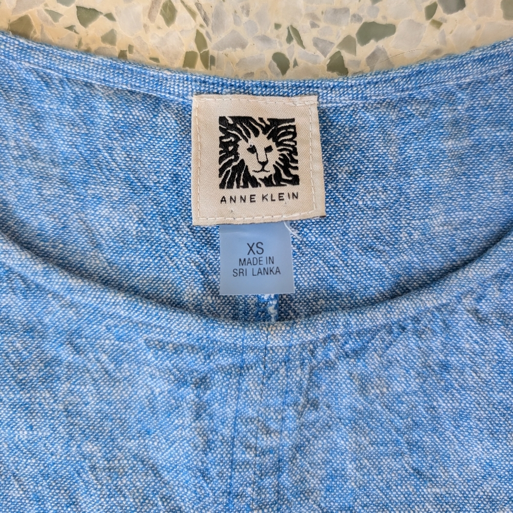 Anne Klein Linen Blend Dress - Picture 4 of 7
